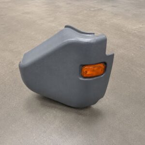 Rear corner bumper end cap